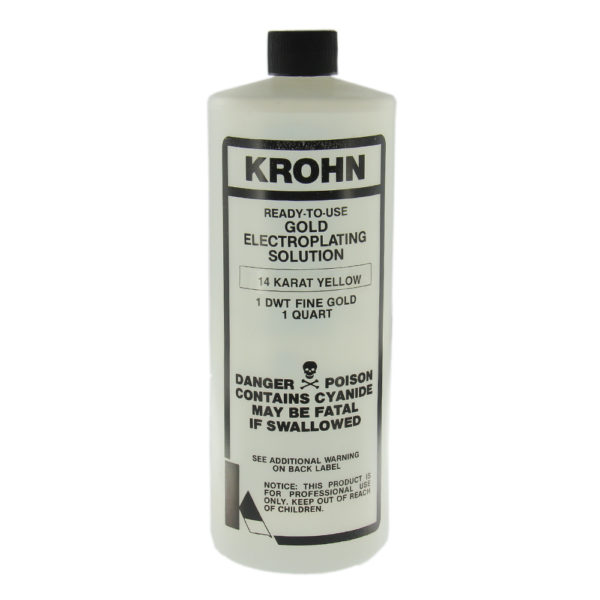 Krohn 14K Yellow Gold Plating Solution