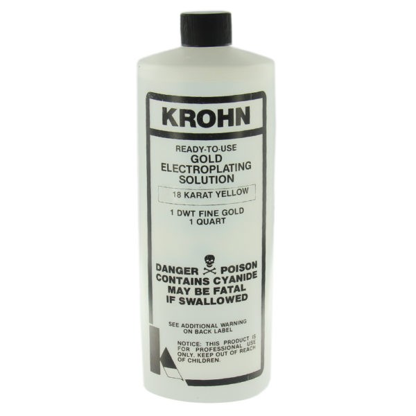 Krohn 18K Yellow Gold Plating Solution