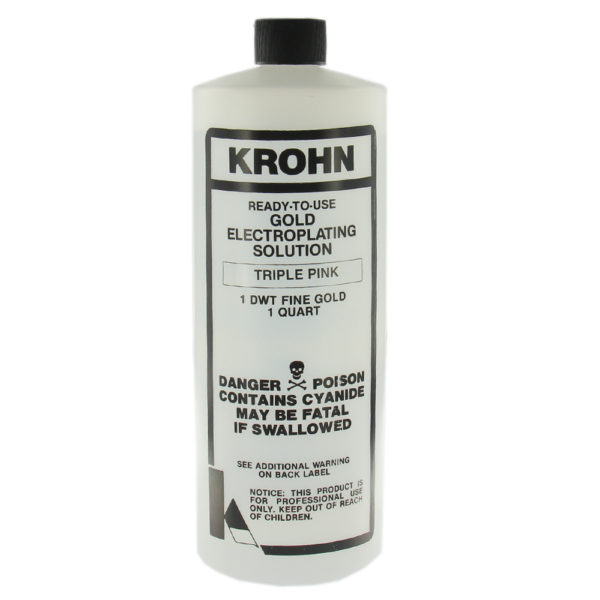 Krohn Rose Gold Plating Solution