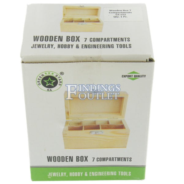 7 Compartment Wooden Box Box