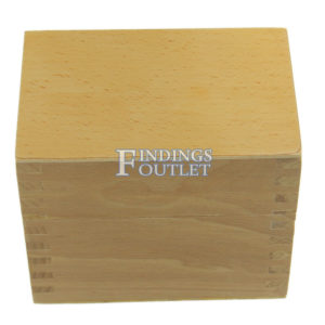 5 Compartment Wooden Box With Magnetic Lock Closed