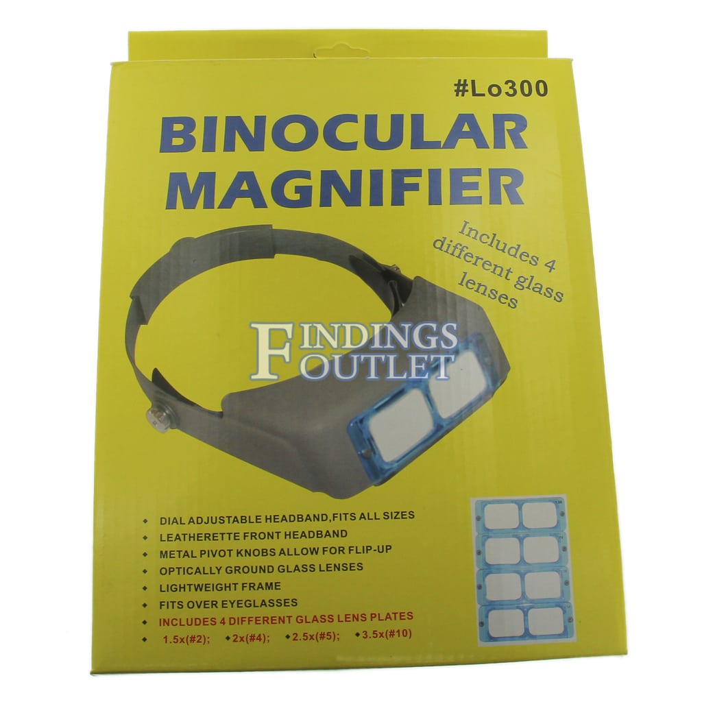 Headband Magnifier Double Lens Head-Mounted Reading Magnifier Loupe Jewelry  Visor Opitcal Glass Binocular Magnifier with Lens Magnification-1.5X 2X