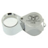 Silver Tone 21mm Triplet 10x Eye Loupe