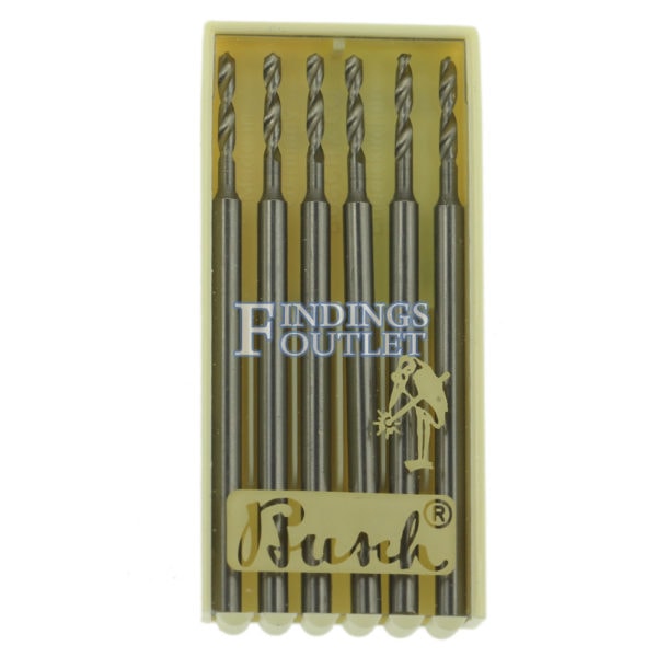 Busch Twist Drills Bur Figure 77 Pack of 6 Jewelry Burs 005-023 Made In Germany Pack