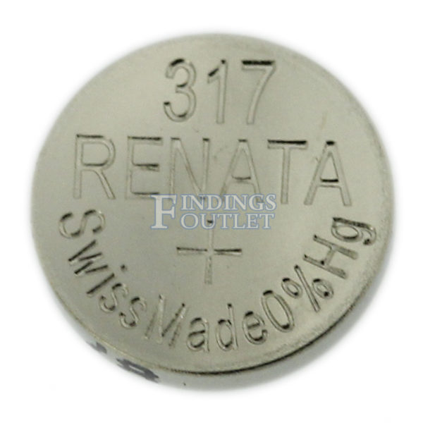 Renata 317 Watch Battery SR516SW Swiss Made Cell Single