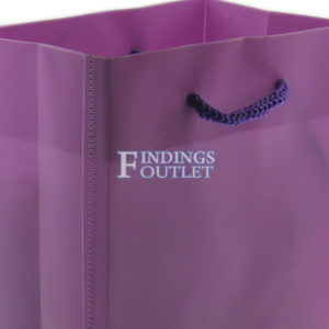 purple paper bolsas