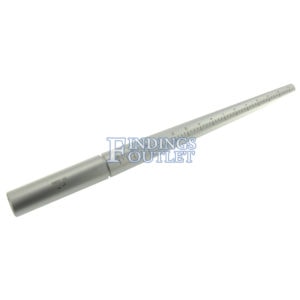 Aluminum Ring Sizer Mandrel Ring Stick 1-15 US Sizes Single