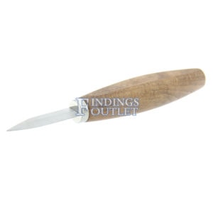 Stainless Steel Bench Knife Traditional Thick Blade With Hardwood Handle -  Findings Outlet