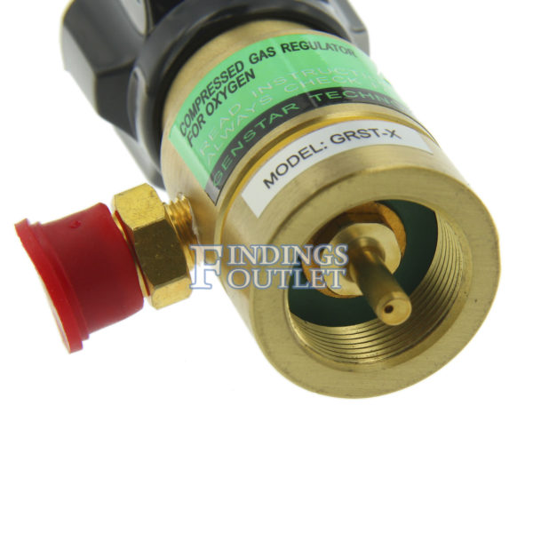 Gentec Oxygen Tank Regulator Inside