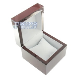 Cherry Rosewood Wooden Bracelet Bangle Watch Box Display Jewelry Gift Box Empty