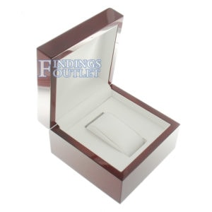 Cherry Rosewood Wooden Watch Box Display Jewelry Gift Box Empty