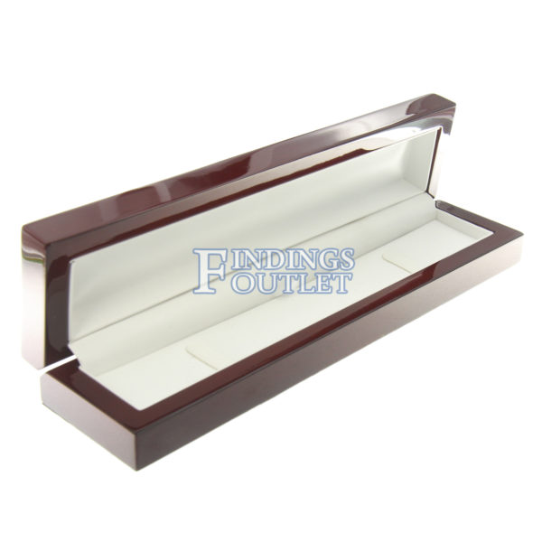 Cherry Rosewood Wooden Bracelet Box Display Jewelry Gift Box Empty