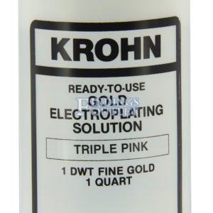 Krohn Rose Gold Plating Solution Zoom Label