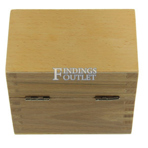 5 Compartment Wooden Box With Magnetic Lock Back