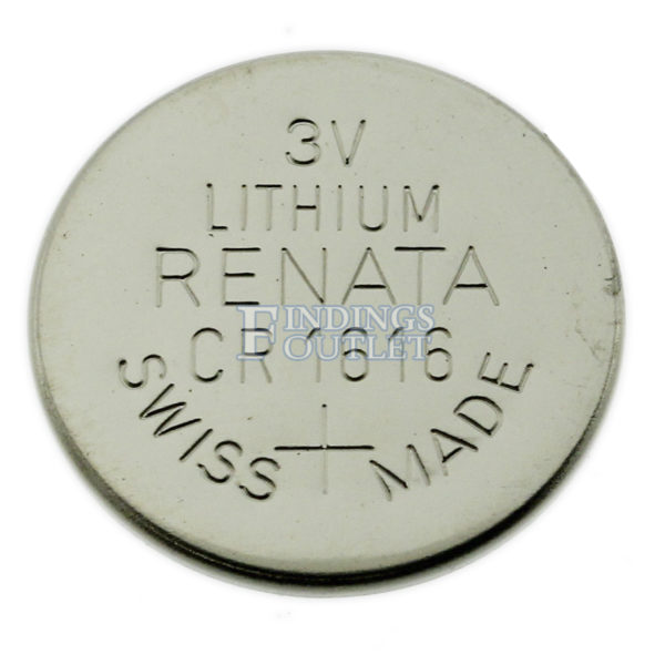 Renata CR1616 Watch Battery 3V Lithium Swiss Made Cell Single