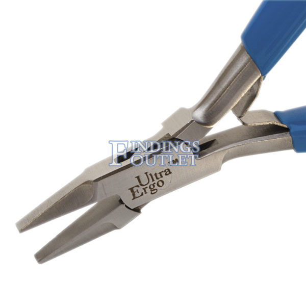 Comfort Grip Flat Nose Plier Jewelry Design & Repair Tool Angle