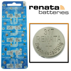 Renata 317 Watch Battery SR516SW Swiss Made Cell