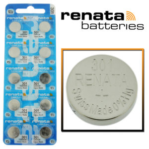 Renata 301 Watch Battery SR43SW Swiss Made Cell