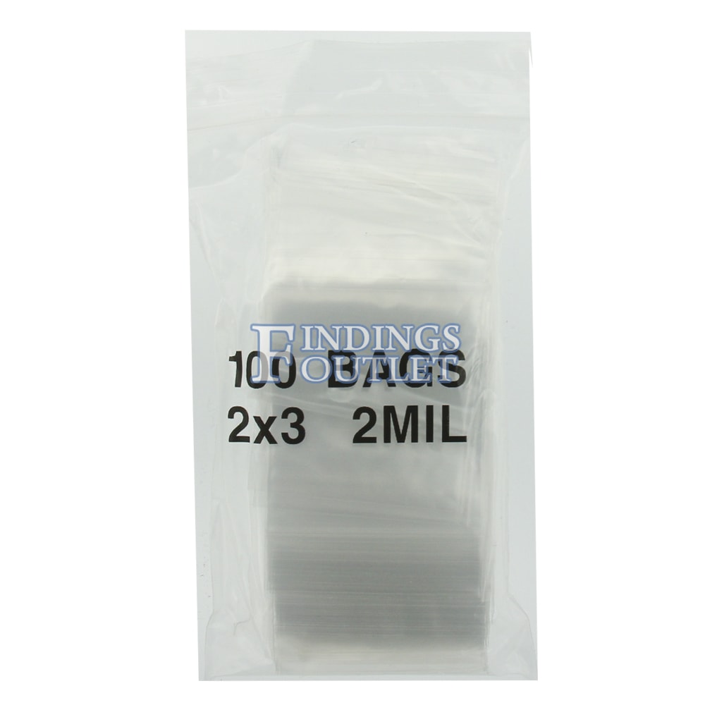 4 x 3, 2 Mil Clear Reclosable Bags