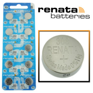 Renata 303 Watch Battery SR44SW Swiss Made Cell