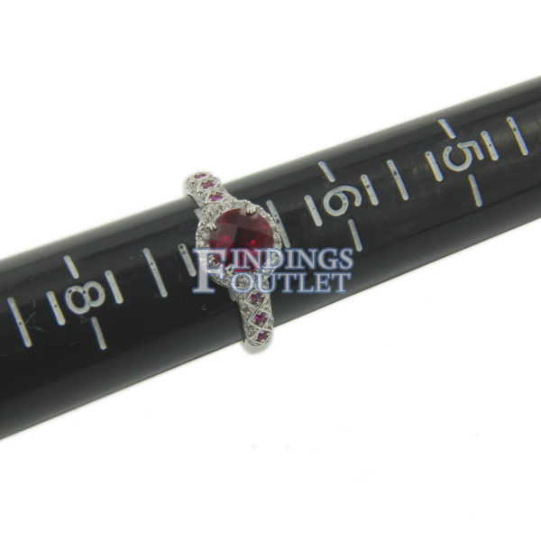 Wide Finger Ring Sizer Gauge Measures Sizes 1-15 - Findings Outlet