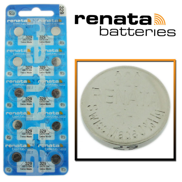 Renata 329 Watch Battery SR731SW Swiss Made Cell