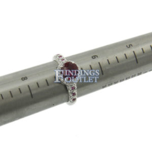 Hardened Steel Grooved Ring Sizer Mandrel Ring Stick 1-15 US Sizes Zoom