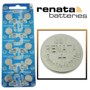 Renata 381 Watch Battery SR1120S Swiss Made Cell