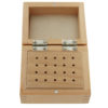 Wooden 20 Hole Bur Holder