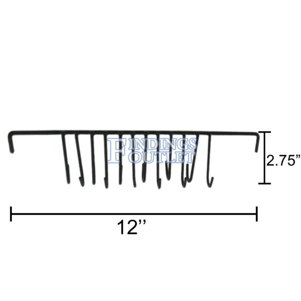 12 Hook Ultrasonic Cleaning Rack For Hanging Jewelry Dimensions