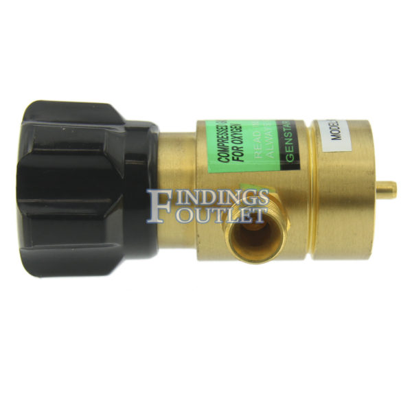 Gentec Oxygen Tank Regulator Side