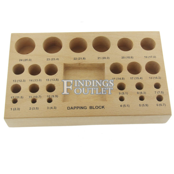 Dapping Set Hardwood Stand