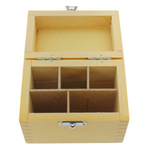 5 Compartment Wooden Box