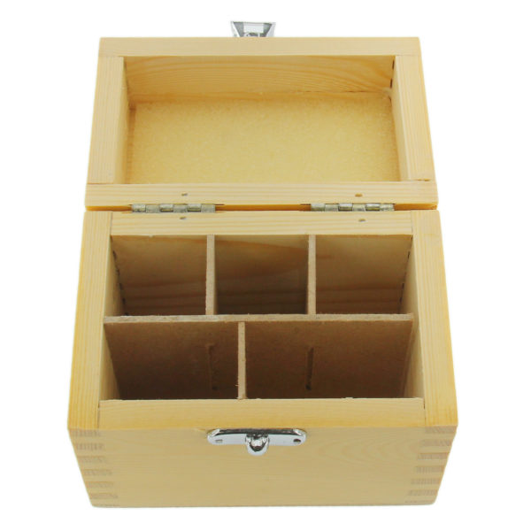 5 Compartment Wooden Box