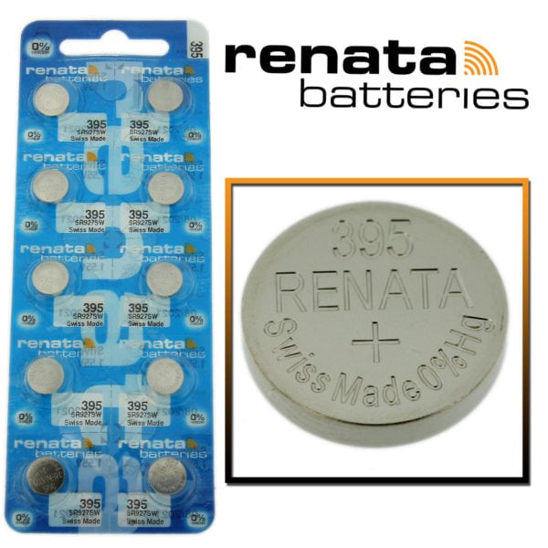 Renata 395 Watch Battery SR927SW Swiss Made Cell
