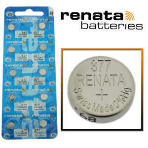 Renata 377 Watch Battery SR626SW Swiss Made Cell
