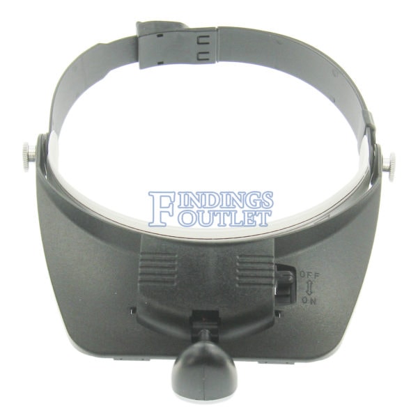 Headband Magnifier With Light Top