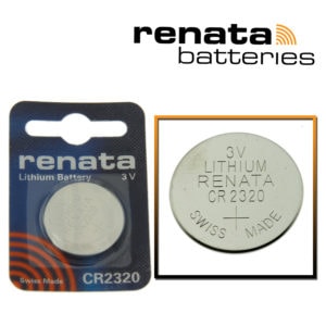Renata CR2320 Watch Battery 3V Lithium Swiss Made Cell
