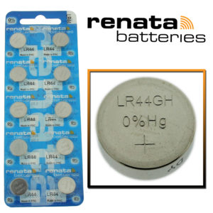 Renata LR44 Watch Battery 1.5V Alkaline Swiss Made Cell