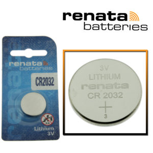 Renata CR2032 Watch Battery 3V Lithium Swiss Made Cell