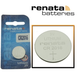 Renata CR2016 Watch Battery 3V Lithium Swiss Made Cell