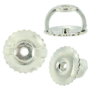 Sterling Silver 925 Replacement Single Screw Back Earnut for Stud Earrings USA