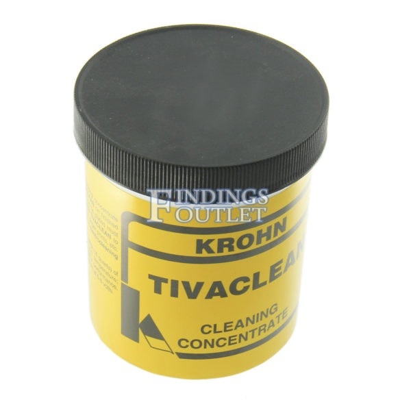TIVACLEAN Electrocleaning Concentrate 1lb Jewelry Cleaning Powder Top Angle