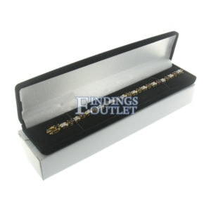 Black Velour Watch Bracelet Box Display Jewelry Gift Box Outer