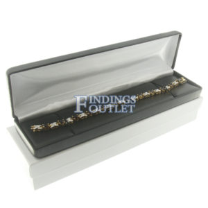 Black Leather Bracelet Box Display Jewelry Gift Box Outer