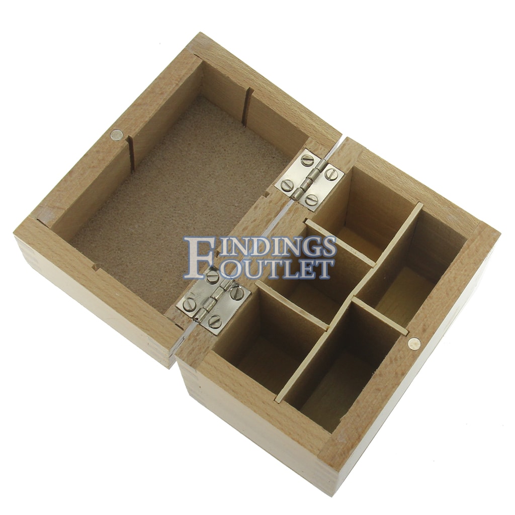magnet lock small wooden box