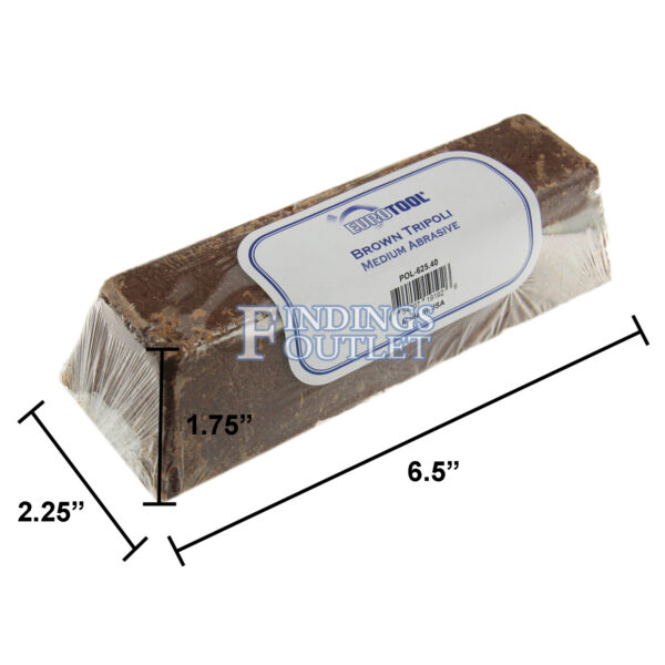 Brown Tripoli Polishing Compound Size