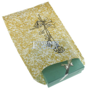 6x9 Gold Paper Gift Bags For Jewelry Merchandise Box