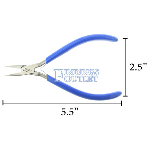 Comfort Grip Chain Nose Plier Jewelry Design & Repair Tool Dimensions