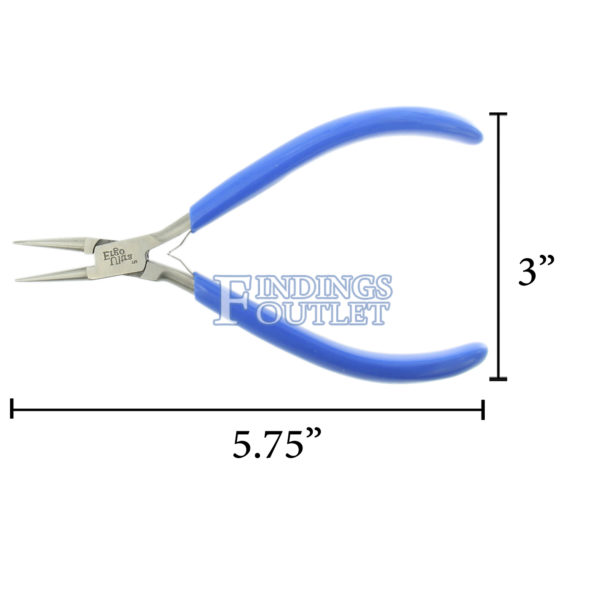 Comfort Grip Round Nose Plier Jewelry Design & Repair Tool Dimensions